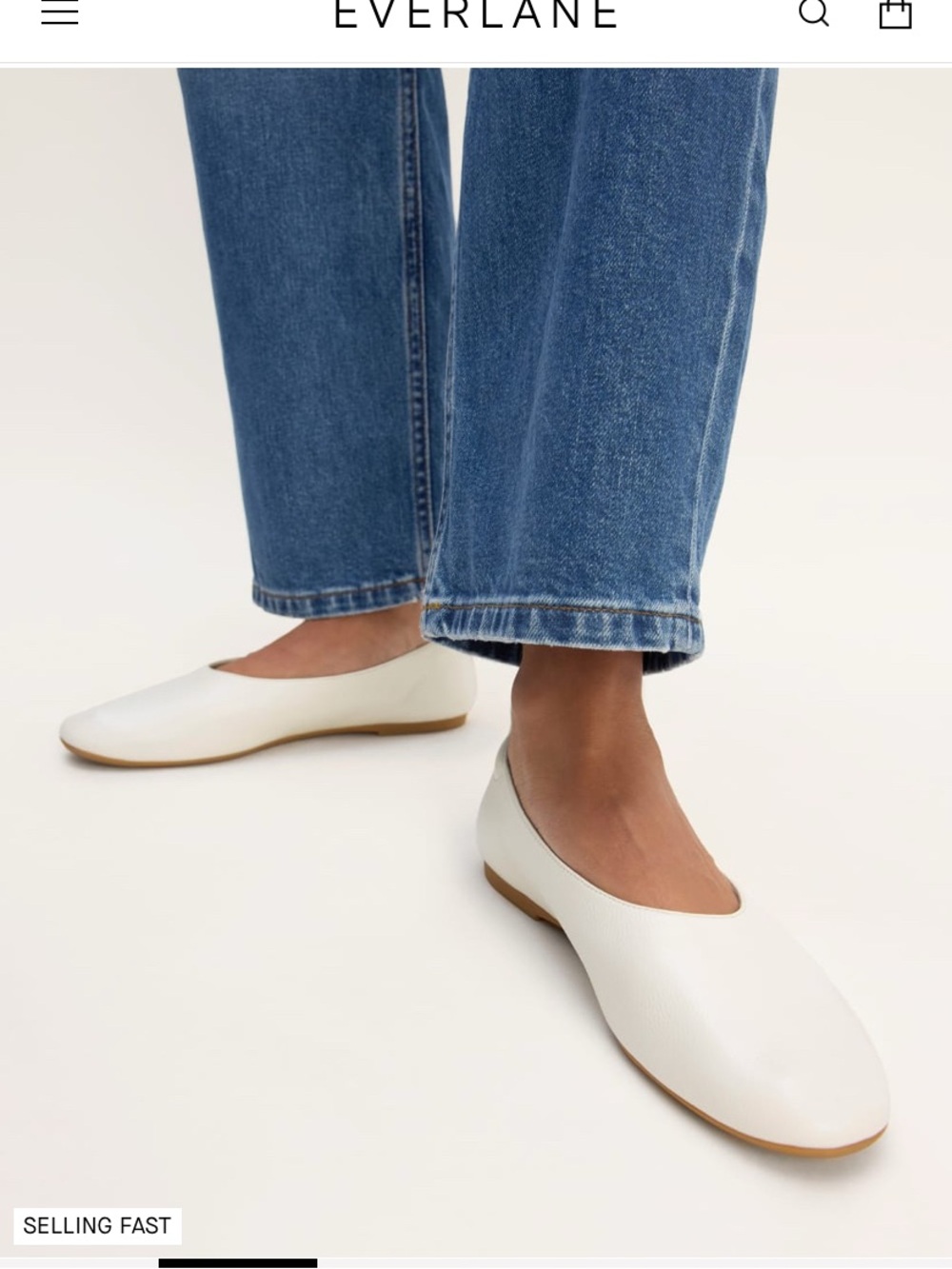 Everlane the day glove leather flats